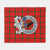 MacDonnell von Keppoch Modern Fleecedecke (Vorderseite (Horizontal))