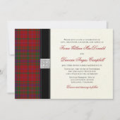 MacDougal MacDougall Tartan Einladung zur Hochzeit (Vorderseite)
