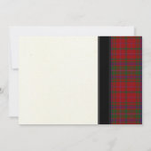 MacDougal MacDougall Tartan Einladung zur Hochzeit (Rückseite)