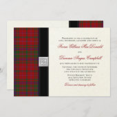 MacDougal MacDougall Tartan Einladung zur Hochzeit (Vorne/Hinten)
