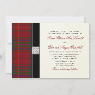 MacDougal MacDougall Tartan Einladung zur Hochzeit