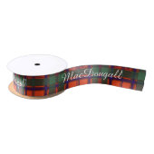 MacDougall Clan karierter schottischer Kilt Tartan Satinband (Spule)