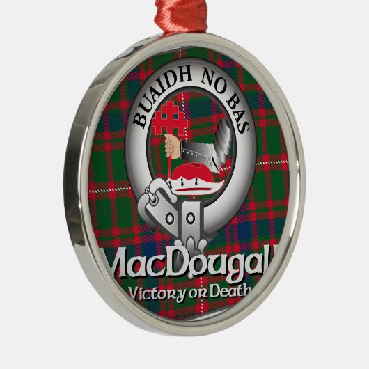 MacDougall Clan Silbernes Ornament (Rechts)