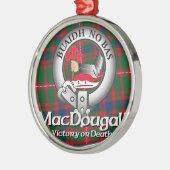 MacDougall Clan Silbernes Ornament (Links)
