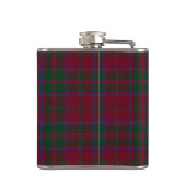 MacDougall Clan Tartan Kariertes Muster Flachmann (Rückseite)