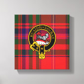 Macdougall Scottish Wappen und Tartan Canvas print Leinwanddruck (Vorderseite)