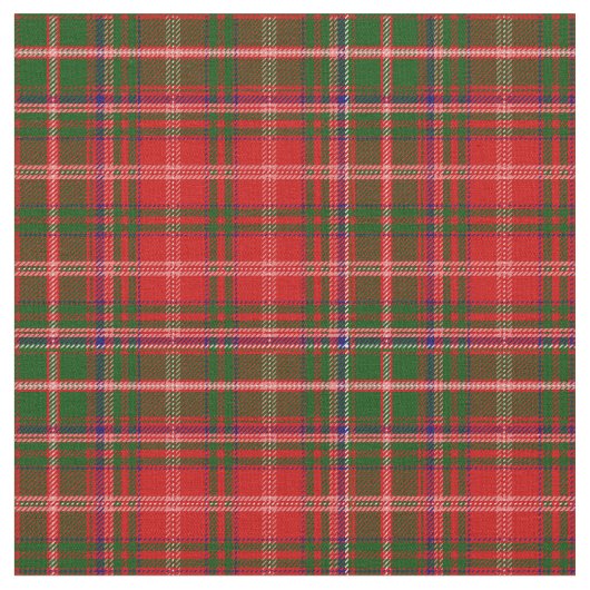 MacDougall Tartan-Druck Stoff (Nahaufnahme)
