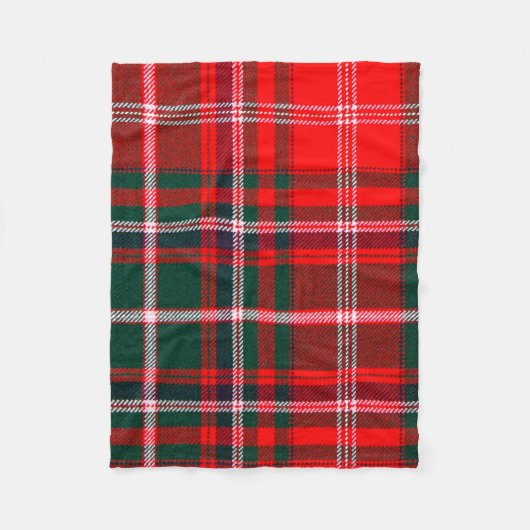 MacDougall Tartan Fleecedecke (Vorderseite)