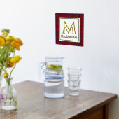 MacDougall Tartan Karierte Monogram Foil Prints Foliendrucke (Ablage(Küche))
