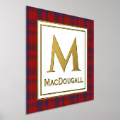 MacDougall Tartan Karierte Monogram Foil Prints Foliendrucke (Ablage )
