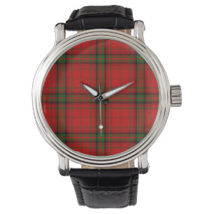 MacDougall Tartan rot kariert Armbanduhr