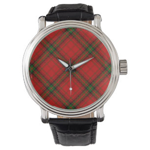 MacDougall Tartan rot kariert Armbanduhr
