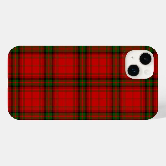 MacDougall Tartan rot kariert Case-Mate iPhone Hülle (Rückseite (Horizontal))