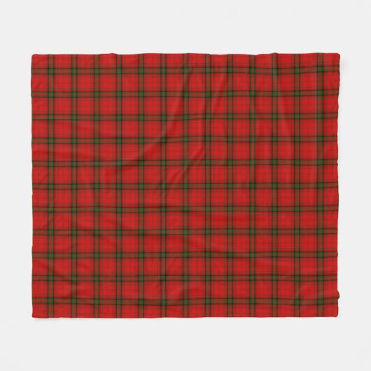 MacDougall Tartan rot kariert Fleecedecke (Vorderseite (Horizontal))
