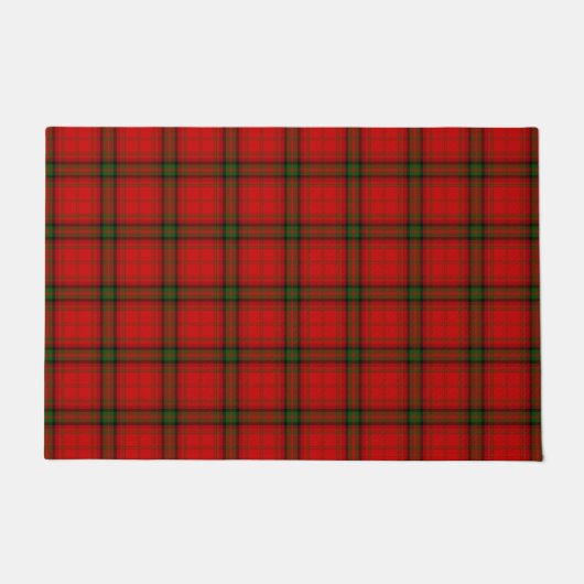 MacDougall Tartan rot kariert Fußmatte (Vorderseite)