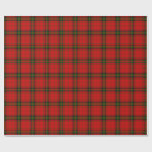 MacDougall Tartan rot kariert Geschenkpapier (Flach)