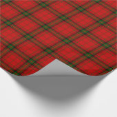MacDougall Tartan rot kariert Geschenkpapier (Ecke)