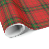 MacDougall Tartan rot kariert Geschenkpapier (Rolleneckpunkt)