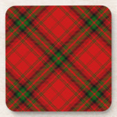 MacDougall Tartan rot kariert Getränkeuntersetzer (Vorderseite)