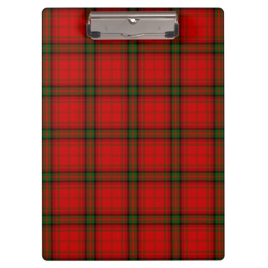 MacDougall Tartan rot kariert Klemmbrett (Vorderseite)