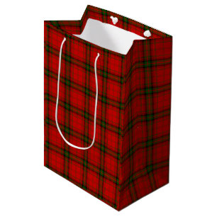 MacDougall Tartan rot kariert Mittlere Geschenktüte