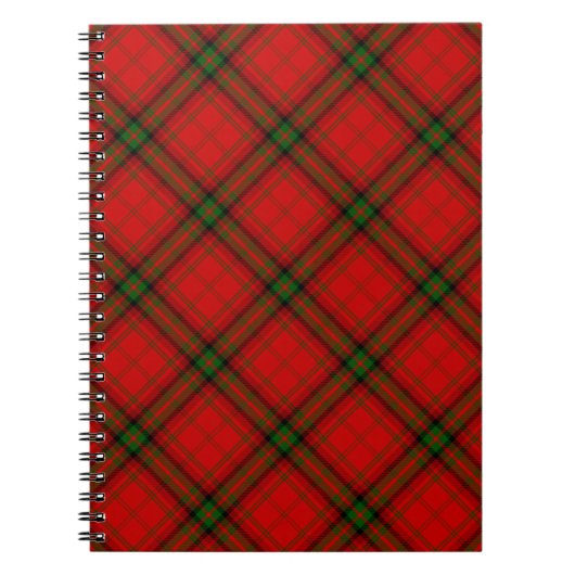 MacDougall Tartan rot kariert Notizblock (Vorderseite)