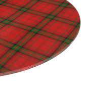 MacDougall Tartan rot kariert Schneidebrett (Ecke)