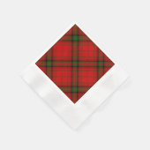 MacDougall Tartan rot kariert Serviette (Ecke)