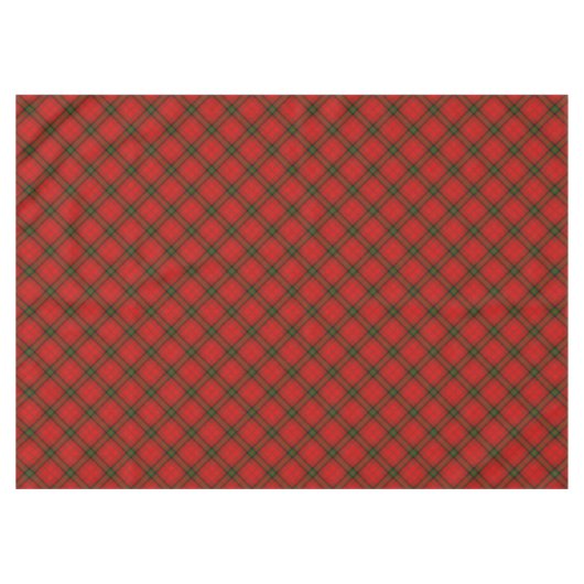 MacDougall Tartan rot kariert Tischdecke (Vorderseite (Horizontal))