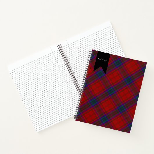 MacDougall Vestiarium Scoticum Nr. 26 Tartan Karie Notizblock (Innenseite)