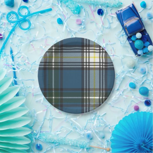 MacDowall Tartan-Papier-Party-Teller Pappteller (Party)