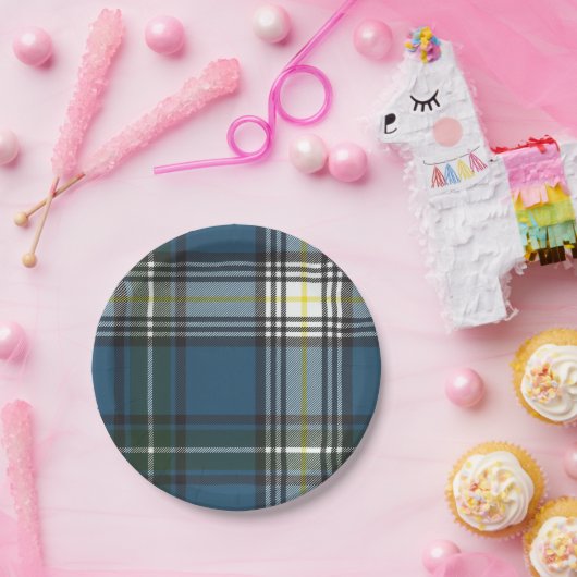 MacDowall Tartan-Papier-Party-Teller Pappteller (Party)