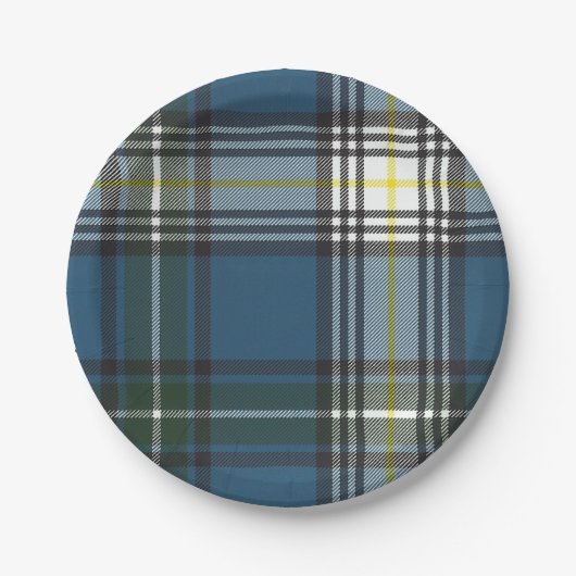 MacDowall Tartan-Papier-Party-Teller Pappteller (Vorderseite)