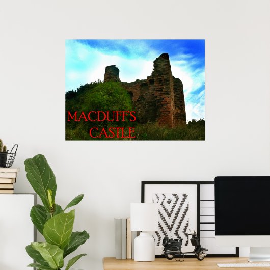 Macduff-Burg Poster (Heimbüro)