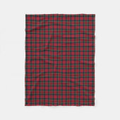 MacDuff Clan Red, Green und Blue Tartan Fleecedecke (Vorderseite)