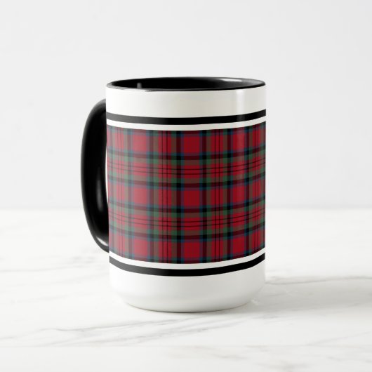 MacDuff Clan Tartan Tasse (Vorderseite Links)