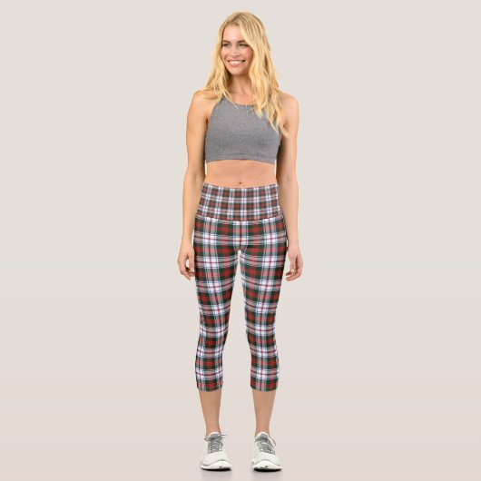 MacDuff Dress Modern Tartan Kariert Capri Leggings (Vorderseite)