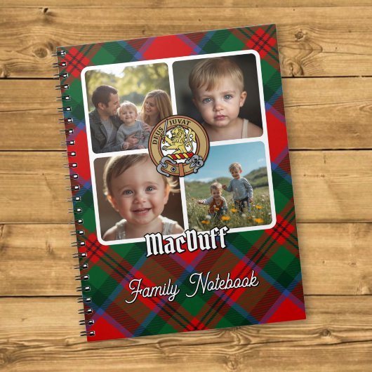 MacDuff Familien-Fotocollage Notizblock