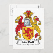 MacDuff-Familienwappen Postkarte (Vorne/Hinten)