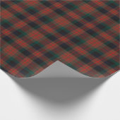 MacDuff Hunting Modern Original Scottish Tartan Geschenkpapier (Ecke)