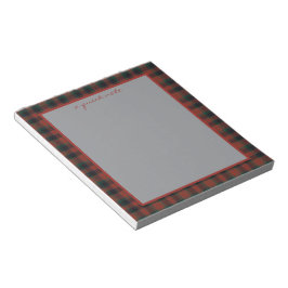 MacDuff Hunting Modern Original Scottish Tartan  Notizblock