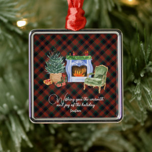 MacDuff Hunting Modern Original Scottish Tartan Ornament Aus Metall