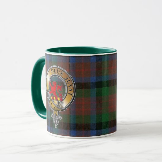 MacDuff Tartan & Abzeichen Tasse (Vorderseite Links)