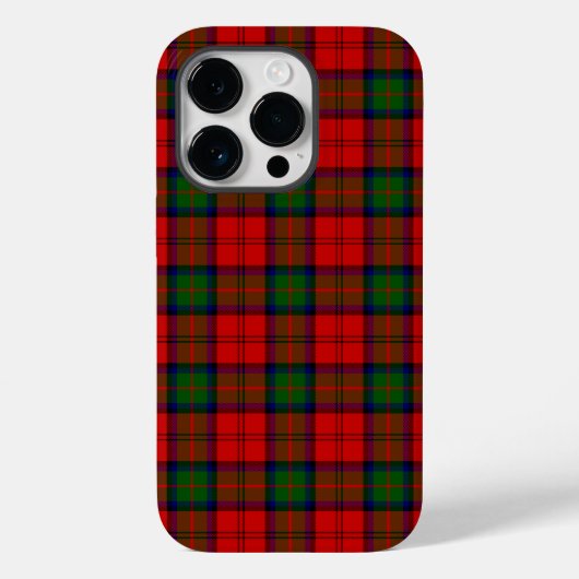 MacDuff Tartan rot kariert Case-Mate iPhone Hülle (Rückseite)