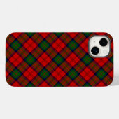 MacDuff Tartan rot kariert Case-Mate iPhone Hülle (Rückseite (Horizontal))