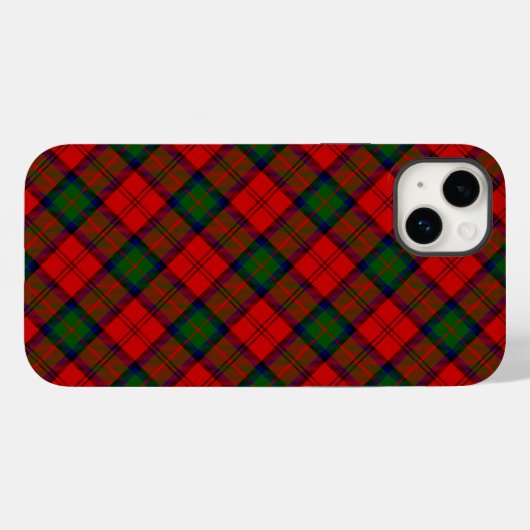 MacDuff Tartan rot kariert Case-Mate iPhone Hülle (Rückseite (Horizontal))