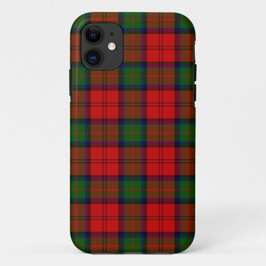 MacDuff Tartan rot kariert Case-Mate iPhone Hülle (Rückseite)