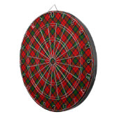 MacDuff Tartan rot kariert Dartscheibe (Vorderseite rechts)