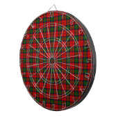 MacDuff Tartan rot kariert Dartscheibe (Vorderseite rechts)