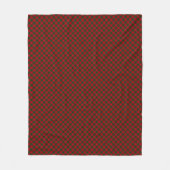 MacDuff Tartan rot kariert Fleecedecke (Vorderseite)